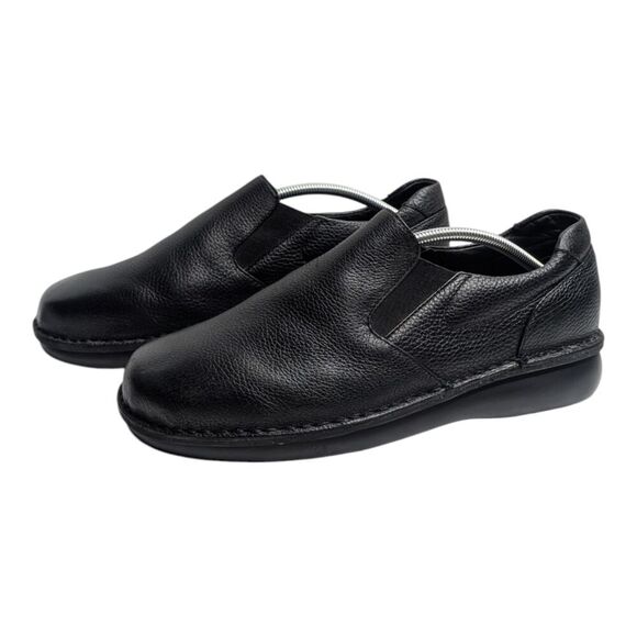 Propet Galway Men’s Black Diabetic Loafers Slip-On Comfort Shoes, 10 main image 5